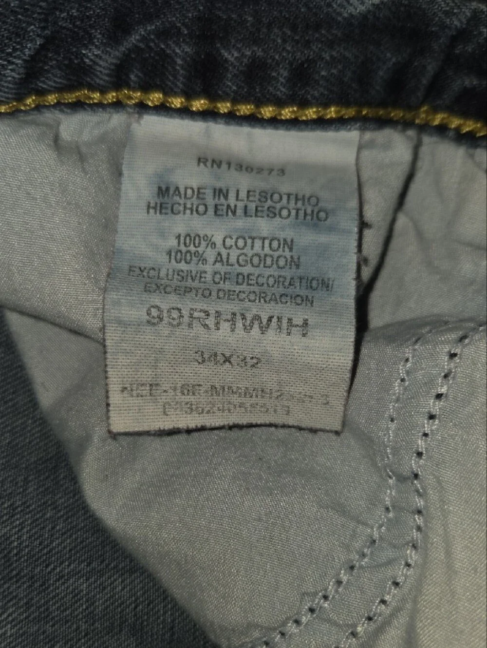 Wrangler Men’s Relaxed Fit Blue Jeans